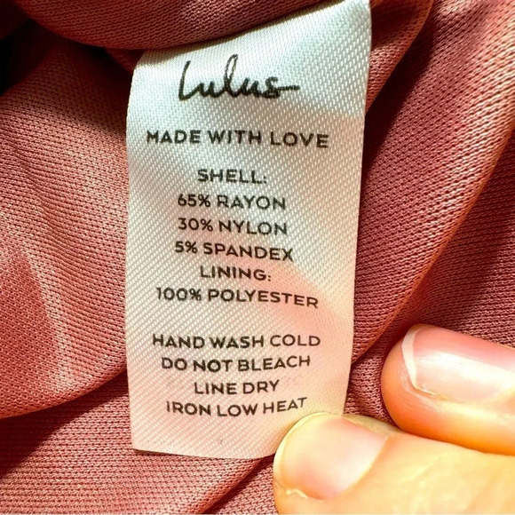 Lulus backless mini dress size Medium Antique Pink color - Picture 10 of 10